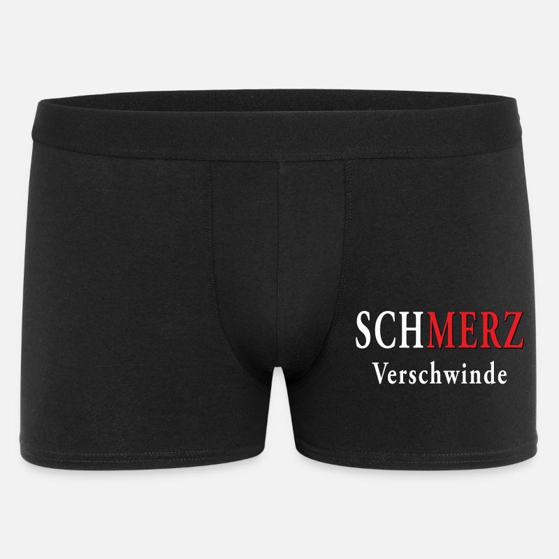 SCHMERZ VERSCHWINDE - Männer Boxer Shorts - Schwarz