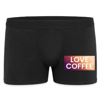 Coffee Love in Gradient - Men's Boxer Shorts - black - Front
