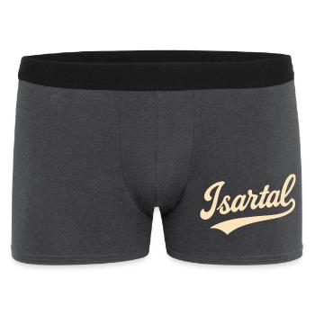 Lettrage de la vallée de l’Isar - Boxer Homme - charbon - Devant