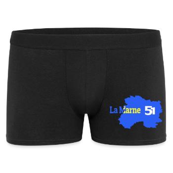 The Marne 51 Departmental Map - Men's Boxer Shorts - black - Front