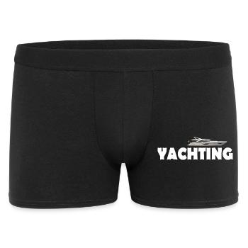 Yachting - Men's Boxer Shorts - black - Front