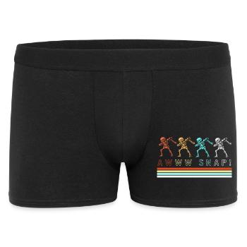 Armbruch Halloween Skelett Knochen Knochenbruch - Männer Boxer Shorts - Schwarz - Vorne