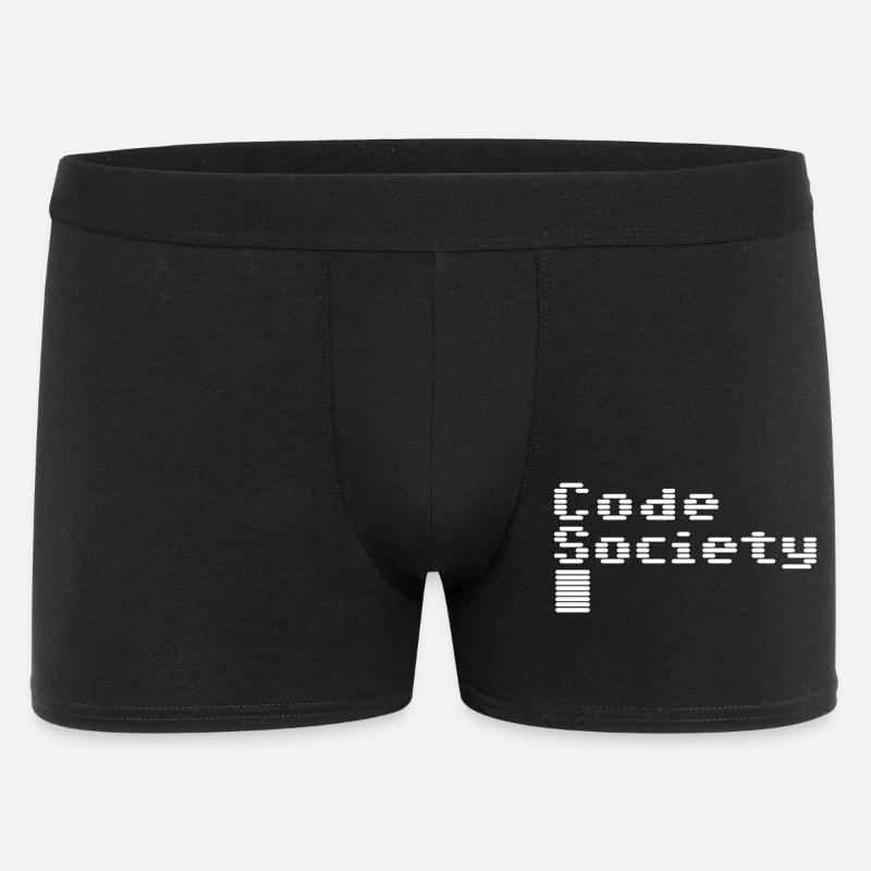 Code Society - Boxer Homme - noir