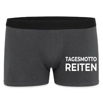 Ride - Men's Boxer Shorts - charcoal grey - Front
