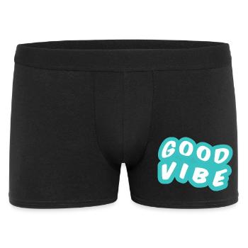Bonne Vibe Turquoise - Boxer Homme - noir - Devant