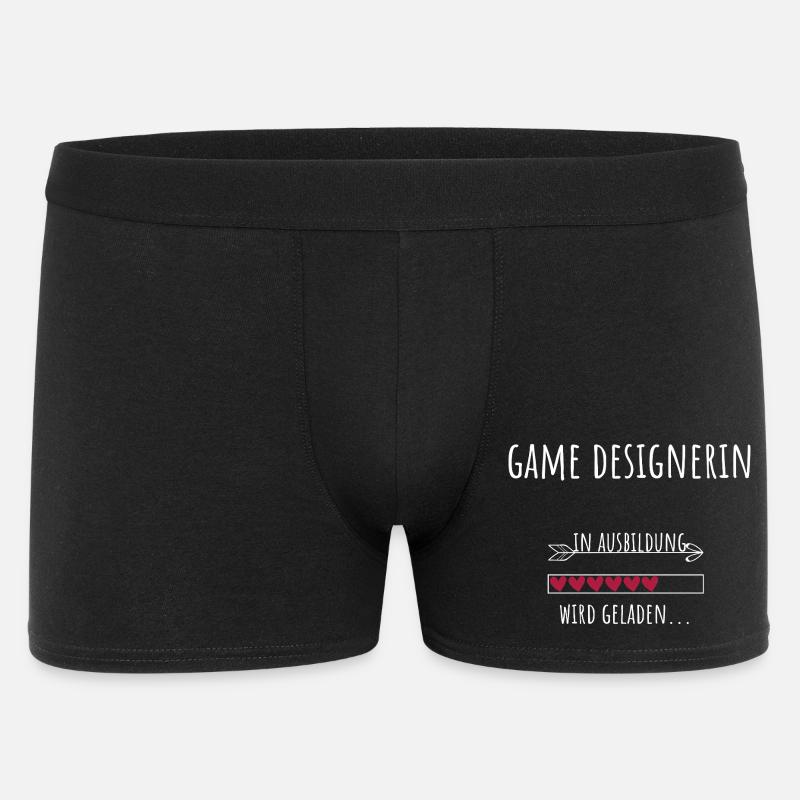 Game Design Studium Beruf Game Designerin - Männer Boxer Shorts - Schwarz