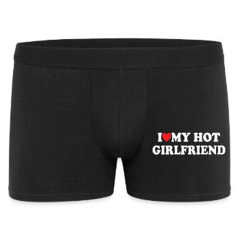 J’adore ma copine sexy - Boxer Homme - noir - Devant