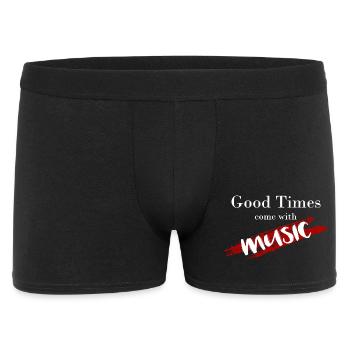 Good Times - Men's Boxer Shorts - black - Front
