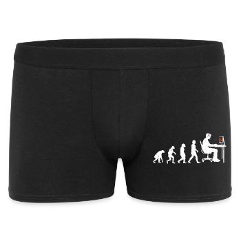 Gamer Game Videospiel Blaubeere Vintage Gaming - Männer Boxer Shorts - Schwarz - Vorne