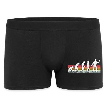 Gamer Game Videospiel Blaubeere Vintage Gaming - Männer Boxer Shorts - Schwarz - Vorne
