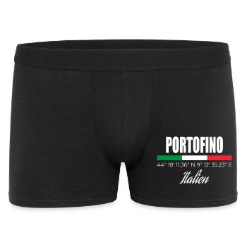 Portofino - Men's Boxer Shorts - black - Front