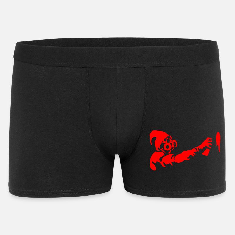 Graffiti Stencil - Männer Boxer Shorts - Schwarz