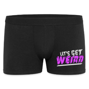 Disons bizarrement et drôle de fête pour les célébrations - Boxer Homme - noir - Devant