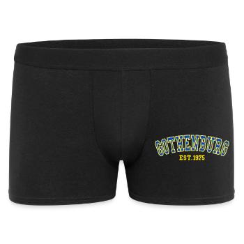 Göteborg Est. 1975 - Männer Boxer Shorts - Schwarz - Vorne