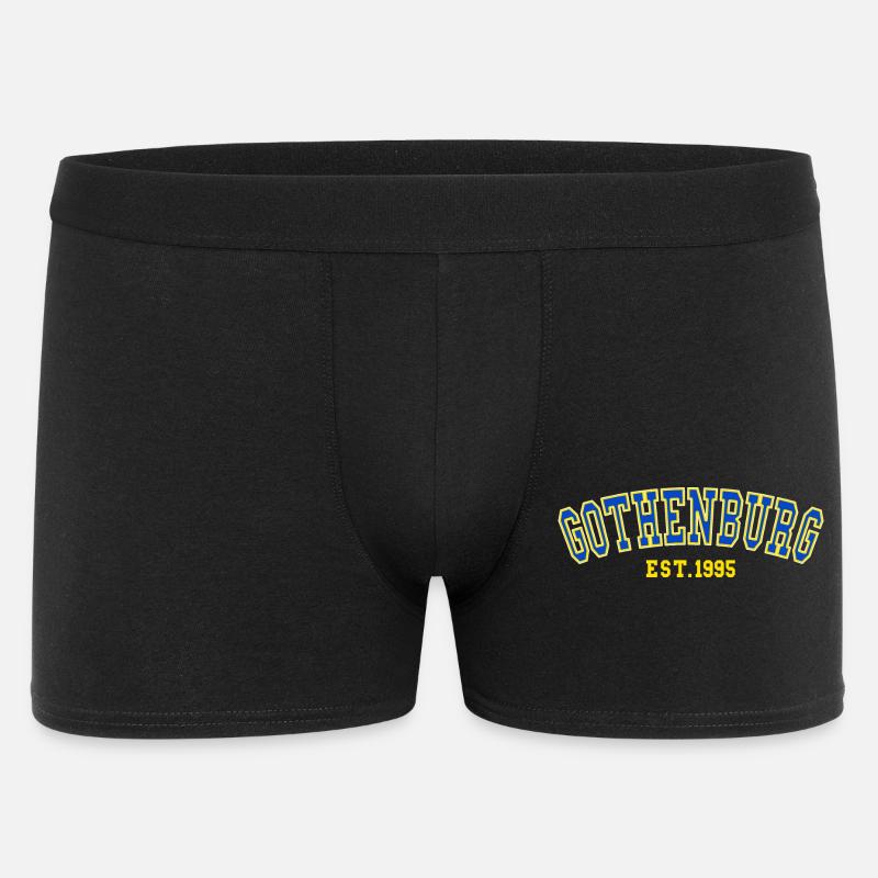 Göteborg Est. 1995 - Männer Boxer Shorts - Schwarz