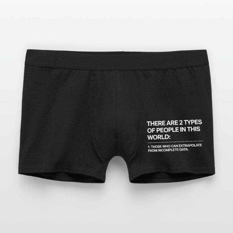 Statistics Analysis Data Science Extrapolation Men's Boxer Shorts