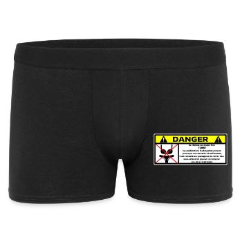 Autocollant  - Boxer Homme - noir - Devant