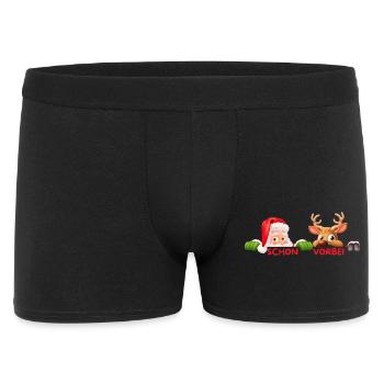 Already over Christmas duo - Men's Boxer Shorts - black - Front
