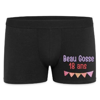 Handsome 18 years old - Men's Boxer Shorts - black - Front