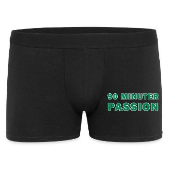 90 Minutes Passion - Men's Boxer Shorts - black - Front