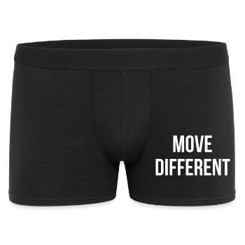 MOVE DIFFERENT. | Greyline Official - Men's Boxer Shorts - black - Front
