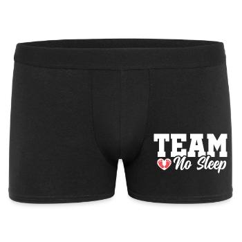 Équipe Pas de sommeil - Boxer Homme - noir - Devant