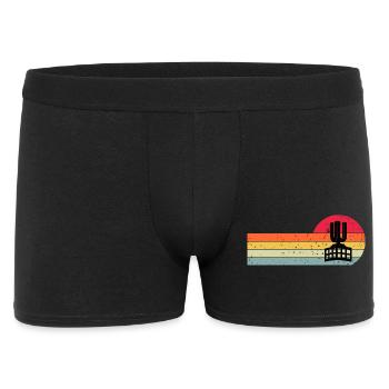 Dortmund U - Männer Boxer Shorts - Schwarz - Vorne
