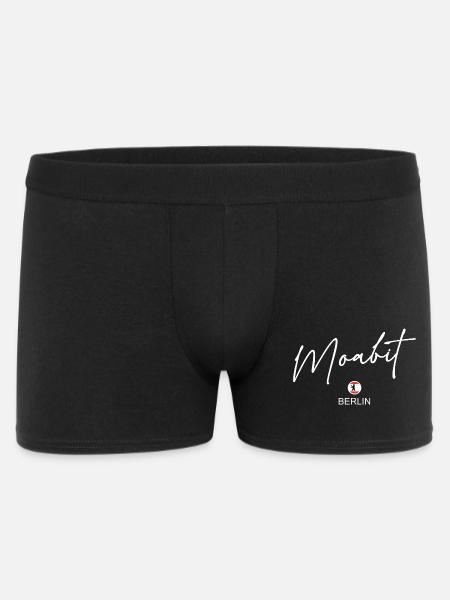 Moabit - Berlin Flag - Berlin Bear - Men's Boxer Shorts - black