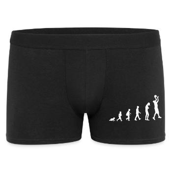 Evolution from baby to basketball player / Sport - Men's Boxer Shorts - black - Front