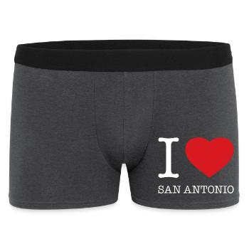 J’adore San Antonio - Boxer Homme - charbon - Devant