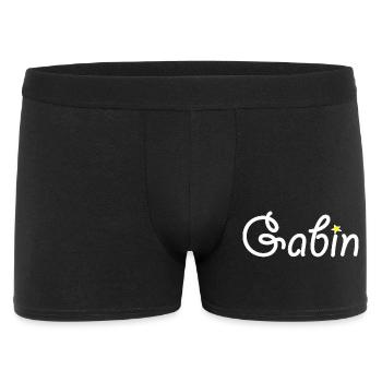 Gabin - Männer Boxer Shorts - Schwarz - Vorne