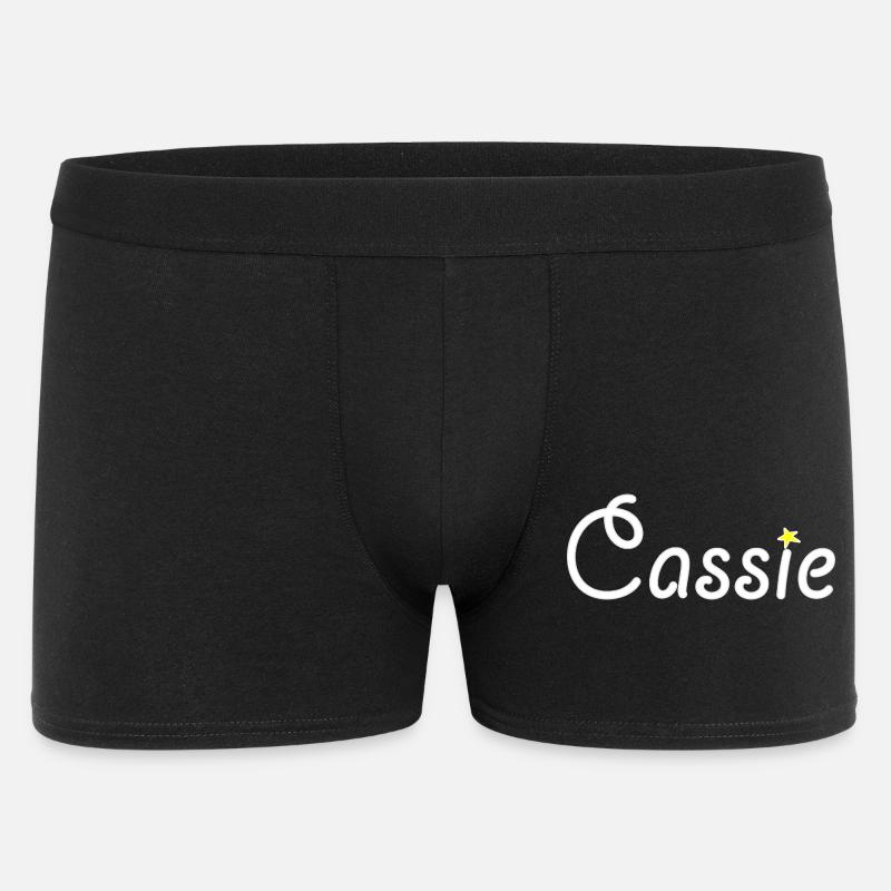 Cassie - Männer Boxer Shorts - Schwarz