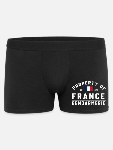 Gendarmerie Est 1972 - Boxer Homme - noir