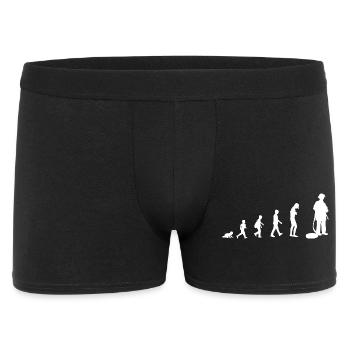 Development from baby to firefighter - Men's Boxer Shorts - black - Front