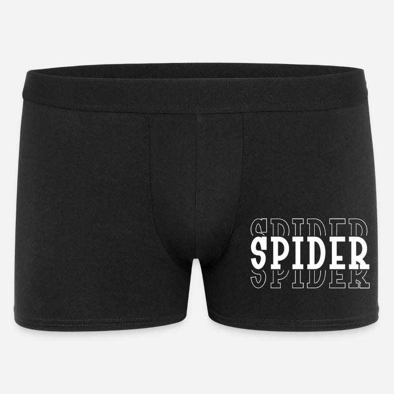 Urbane Spinne - Männer Boxer Shorts - Schwarz