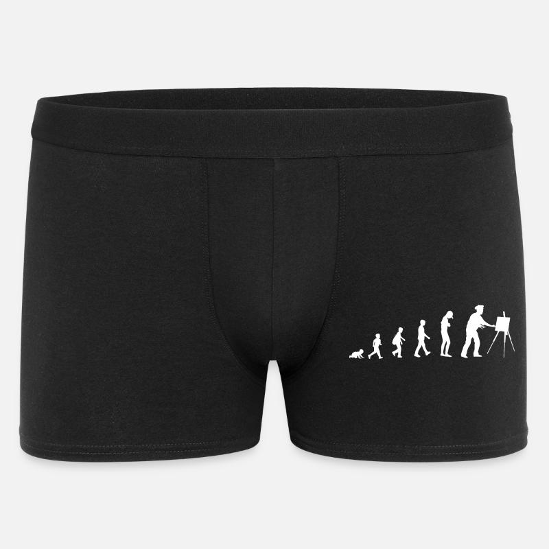 Évolution du bébé au peintre - Boxer Homme - noir