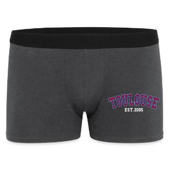 Toulouse Est. 2005 - Men's Boxer Shorts - charcoal grey - Front