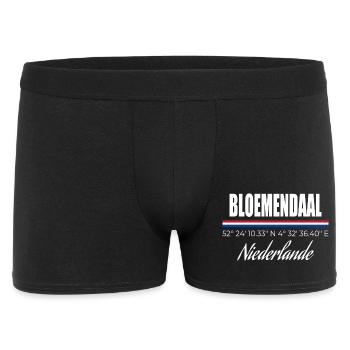 Bloemendaal - Männer Boxer Shorts - Schwarz - Vorne