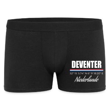 Deventer - Männer Boxer Shorts - Schwarz - Vorne
