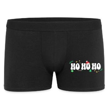 Ho Ho Ho - Christmas - Christmas Decorations - Men's Boxer Shorts - black - Front