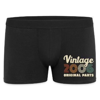 20 Jahre 2006 Vintage Retro Geburtstagsgeschenk - Männer Boxer Shorts - Schwarz - Vorne