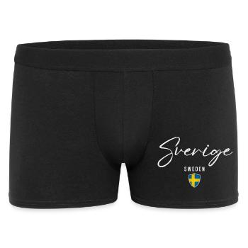 Fier Suédois, fabriqué en Suède - Boxer Homme - noir - Devant