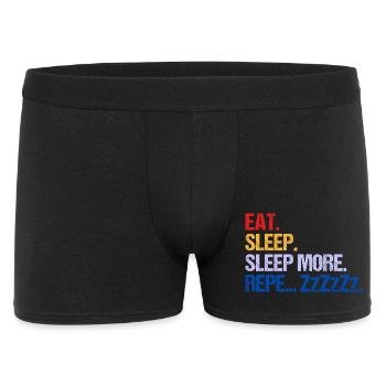 MANGER DORMIR DORMIR DORMIR PLUS ZzZzZ - Boxer Homme - noir - Devant