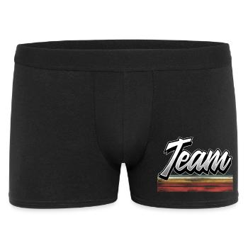 Team - Men's Boxer Shorts - black - Front