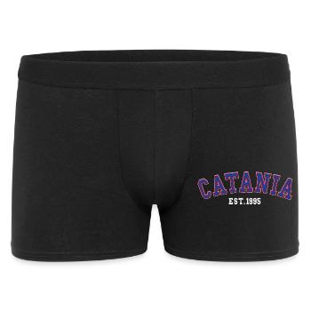 Catania gegründet 1995 - Männer Boxer Shorts - Schwarz - Vorne