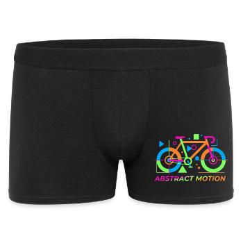 Neon Abstract Bicycle Motion - Men's Boxer Shorts - black - Front