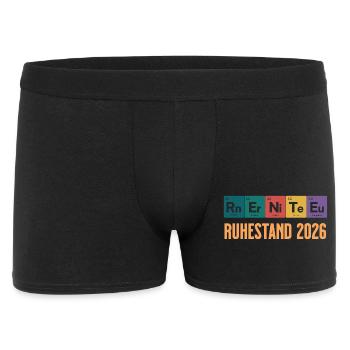 Pension 2026 Periodic Table Design - Men's Boxer Shorts - black - Front