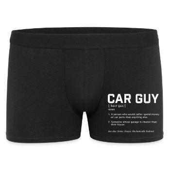 Définition de Car Guy Citation Drôle de Course Muscle JDM - Boxer Homme - noir - Devant