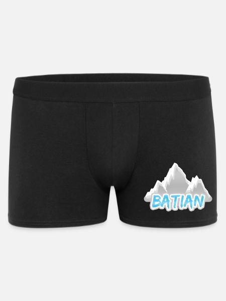 Batian - Männer Boxer Shorts - Schwarz