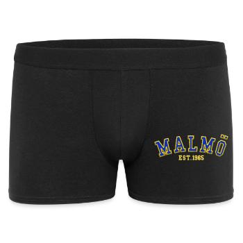 Malmö gegründet 1965 - Männer Boxer Shorts - Schwarz - Vorne